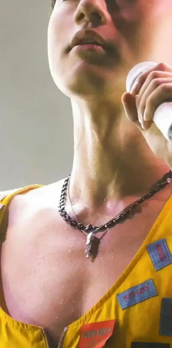 7月2日,张杰演唱会上脱掉上衣大秀身材,背部肌肉线