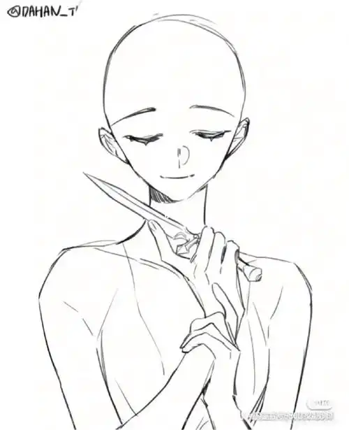 oc  #oc  #模板  #指绘