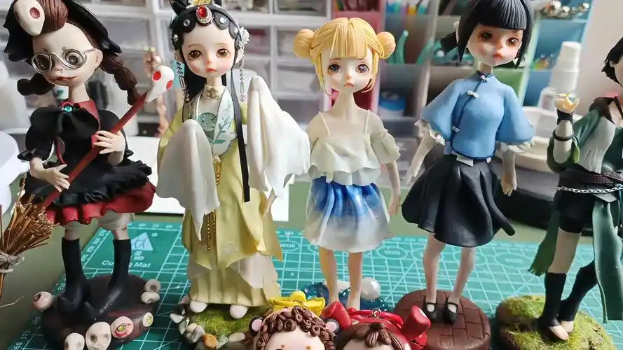 最近捏的软陶手办