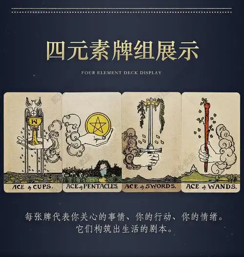 韦特塔罗牌经典百年伟特卡罗牌78张初学者入门维特牌无边框紫桌布牌袋