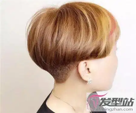 女生头发后边剃短发 假小子中性发型超帅