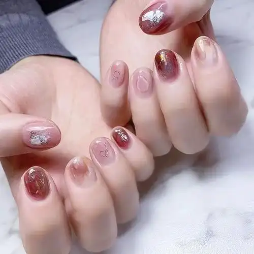 短指甲春季新款