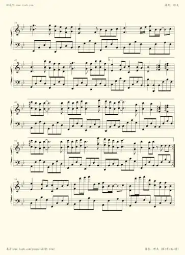 再见,昨天-格非,富研,王竞小提琴谱