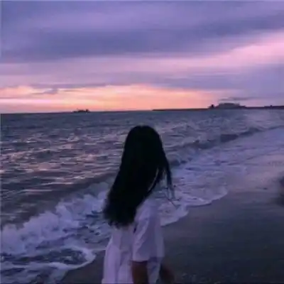海边背影头像唯美漂亮 长路漫漫孤独作伴 - 女生头像 - 潮人个性网