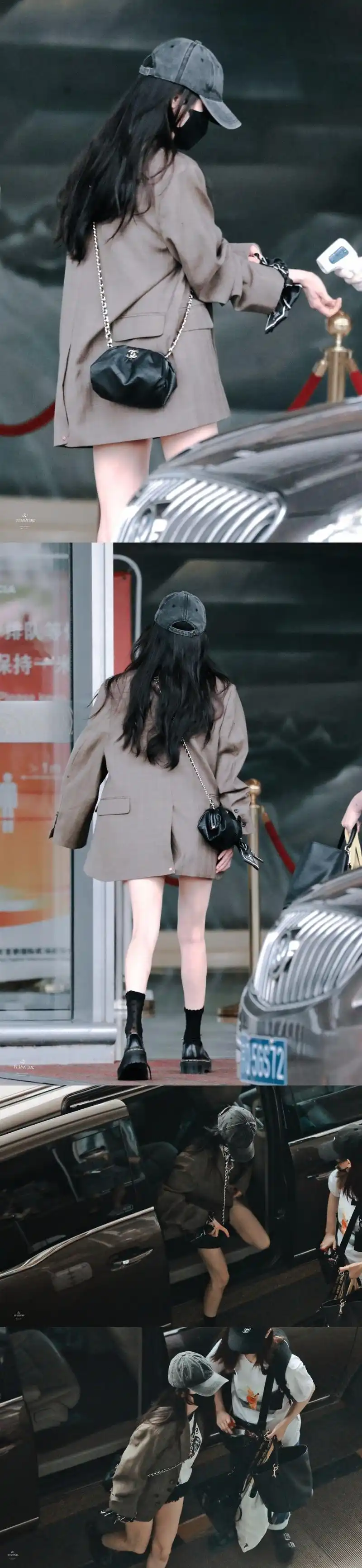 杨幂机场私服穿搭大赏