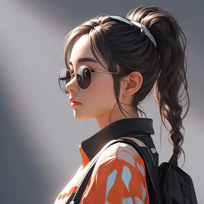 墨镜女生头像,高冷又霸气 墨镜一戴,谁都不爱,超酷女生头像,高级有