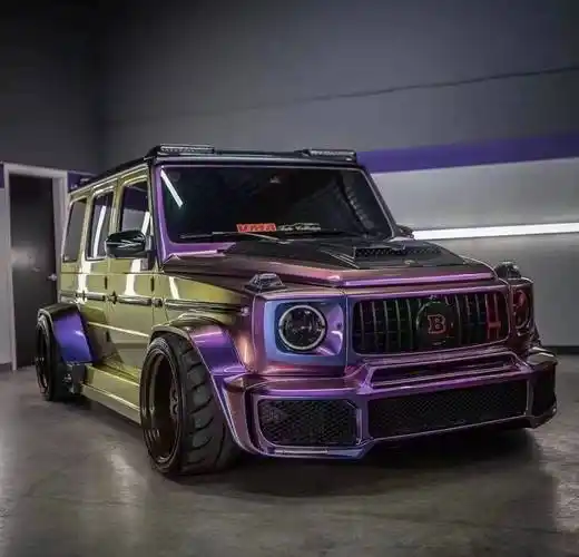 气动避震李洋分享奔驰大g改装悬挂降低车身姿态