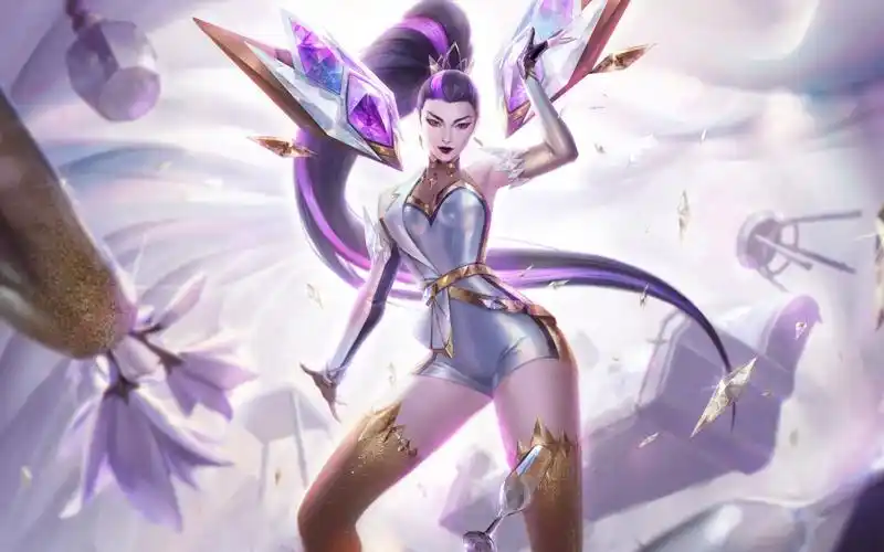 【lol皮肤展示】虚空之女 卡莎 kda all out 至臻 皮肤展示