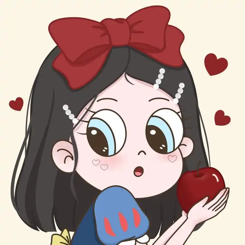 白雪公主头像平安夜的96可爱女生头像分享 这个苹果96敢吃吗