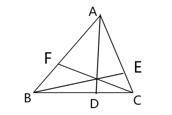 数一数图中共有几个三角形 ,并写出这些三角形