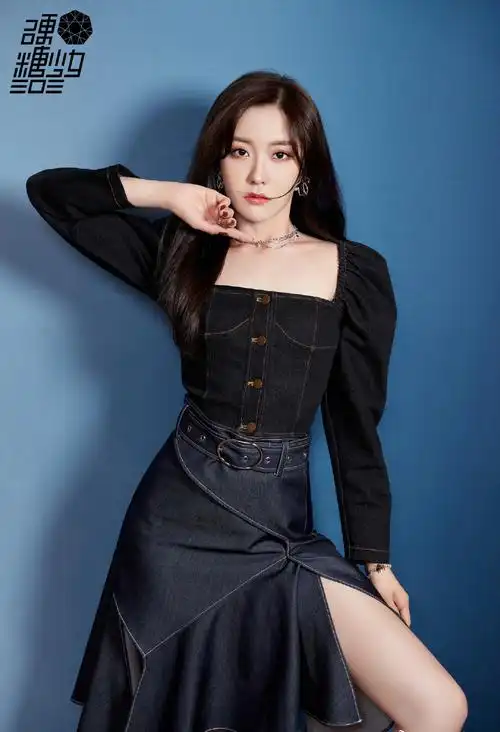 硬糖少女303牛仔套装酷飒写真图片37