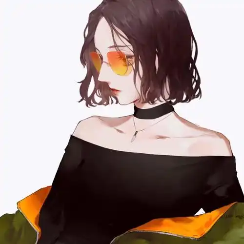 香艳短发妹子头像