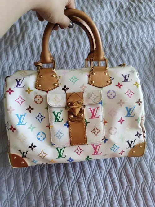 lv路易威登白三彩