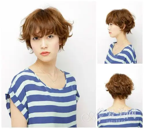 今夏风靡短碎发烫发设计打造丰富层次感
