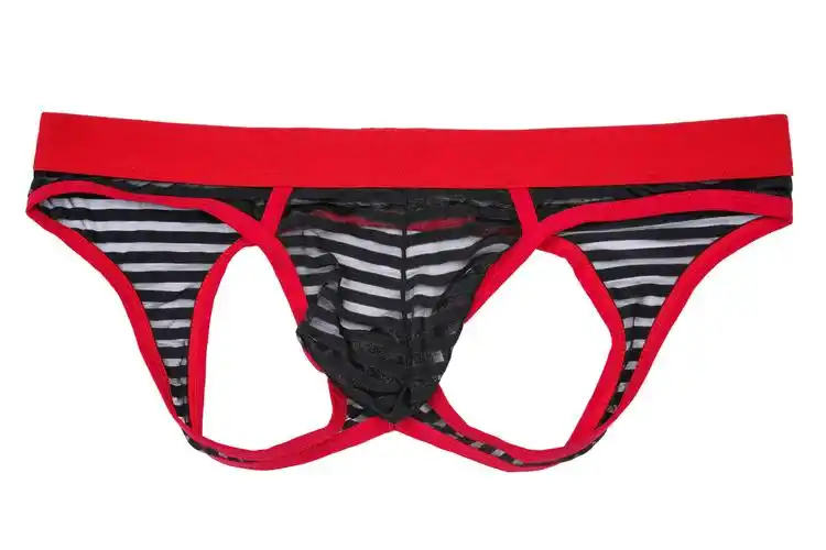 男三角内裤青年性感情趣低腰u凸露pp内裤男潮