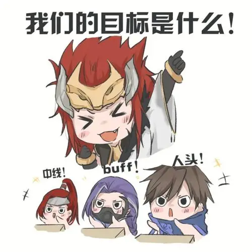 王者荣耀表情包我们的目标是什么最后的韩信有点虎