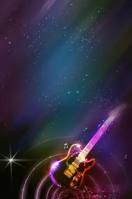 小提琴风格狂欢节背景炫酷光效招生宣传海报