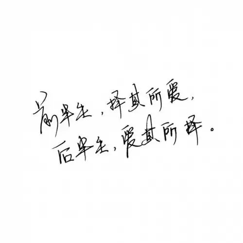 千鹤手写短句⑦白底黑字图源dt