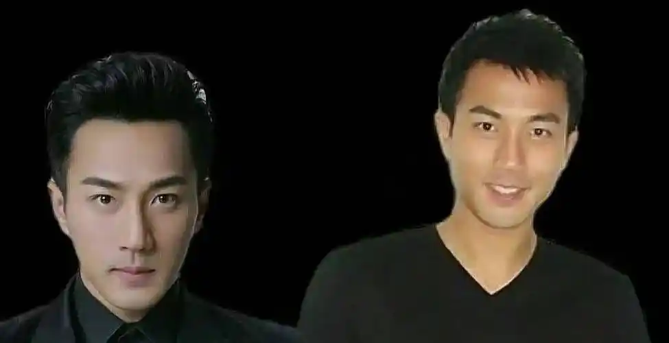 男明星整容前后对比!黄晓明原来以前长这样?_双眼皮_成龙_眼睛