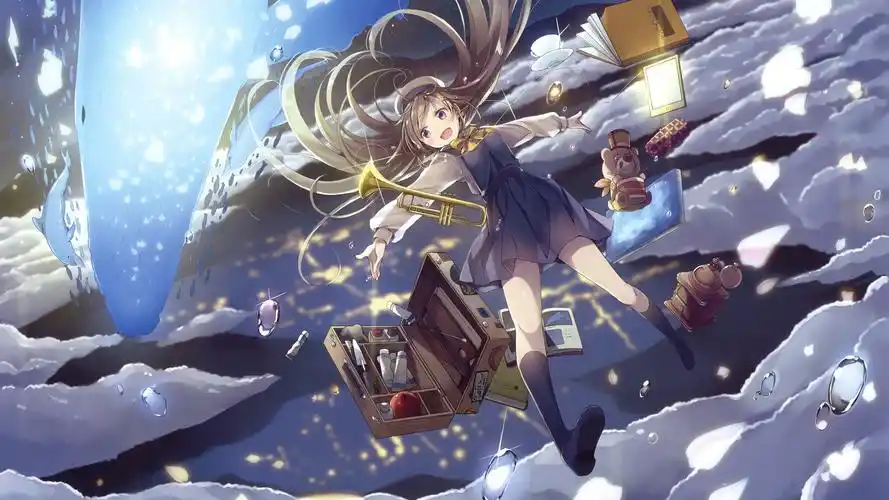 精选动漫美女同人高清宽屏桌面壁纸高清大图预览2560x1440_卡通动漫