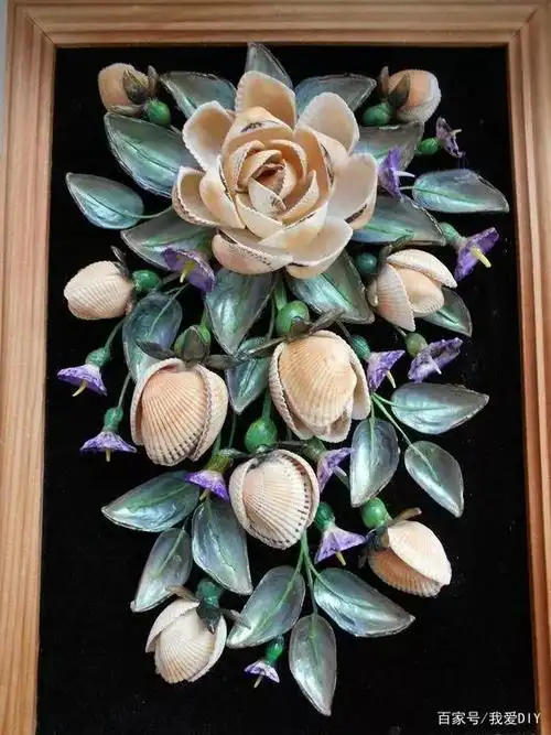 海边捡的贝壳,自己动手改造一番,做出来的贝壳花,非常好看!
