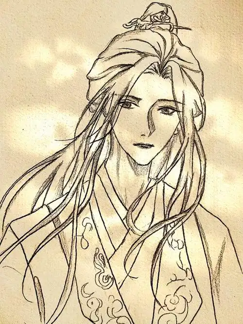 楚晚宁临摹绘画