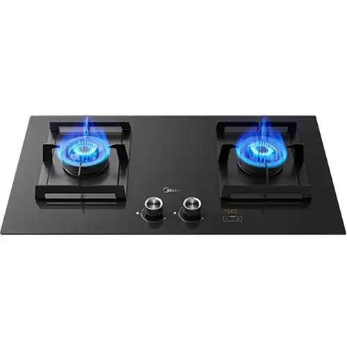 美的定时燃气灶双灶家用嵌入式煤气天然气炉灶猛火燃气灶