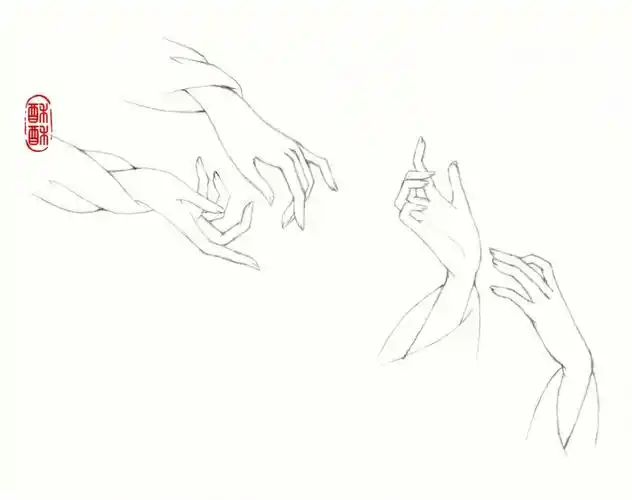 课前练习,手的各种姿态,来自21天古风少女团练