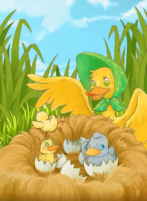 儿童剧海报丑小鸭