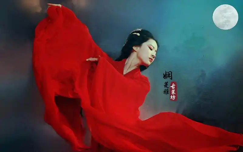 年会大红侠女装 红色东方不败女古装汉服仙女服装已售0￥45