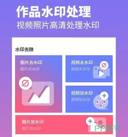 用户提供了全方位的视频和图片编辑处理,不仅能帮助用户轻松去除水印