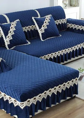 加厚防滑沙发垫布艺防滑四季通用沙发坐垫子全包沙发套沙发套罩巾