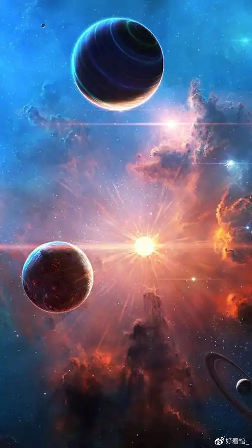 宇宙星空壁纸纵使星河璀璨我仍旧热爱月光