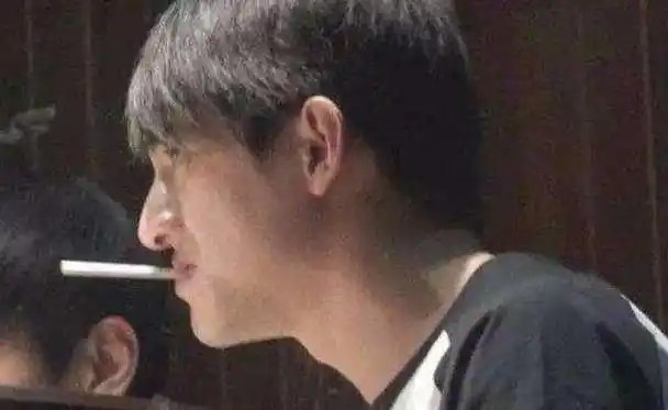 小鲜肉吸烟的样子黄子韬像不良少年林更新像地主家的傻儿子