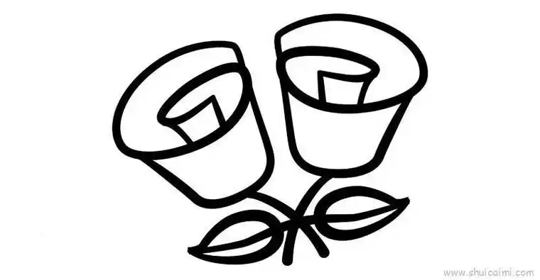 情人节花儿童画怎么画情人节花简笔画图片大全