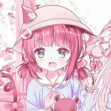 可爱又仙气的闺蜜头像四人动漫