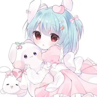 头像卡通女呆萌可爱少女心111张_女生动漫头像_头像屋