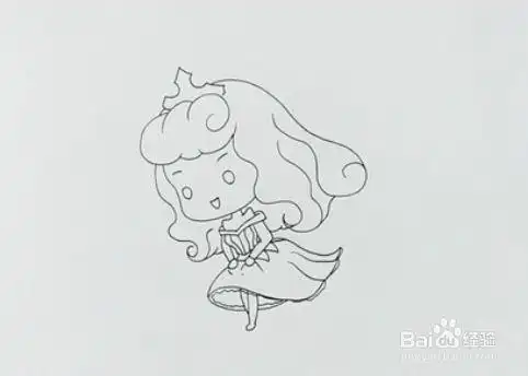 爱洛公主怎么画