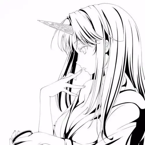 水彩线稿填色纸a4动漫手绘稿漫画2550张100张随机