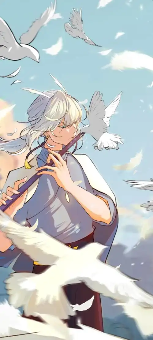 光遇/白鸟"我寄愁心与明月,随风_手机壁纸_动漫卡通手机壁纸_我要个性