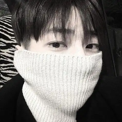 毛衣蒙面帅哥头像