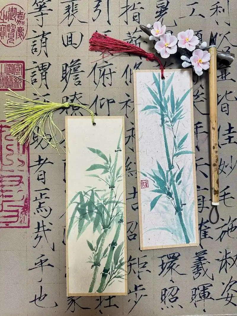 喜欢1还是2.#古风 #国风合伙人 #画画 #原创 #书签 - 抖音