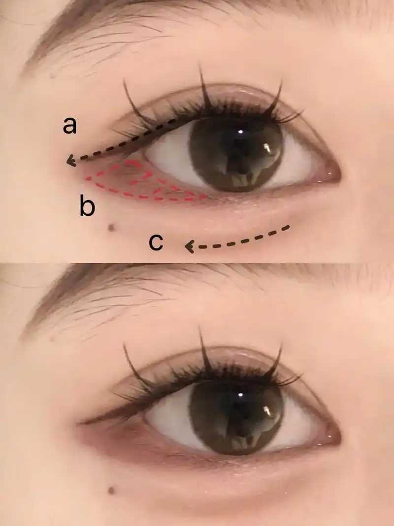 眼妆教程 #新手化妆教程 #下至画法 #拯救手残党 @do - 抖音