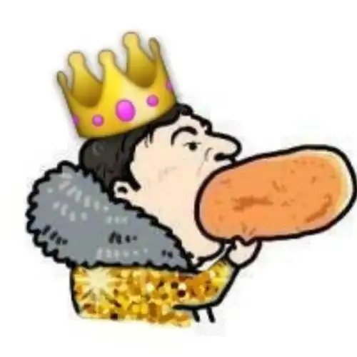 王思聪戴皇冠吃热狗 - 王思聪吃热狗头像_王思聪_热狗表情