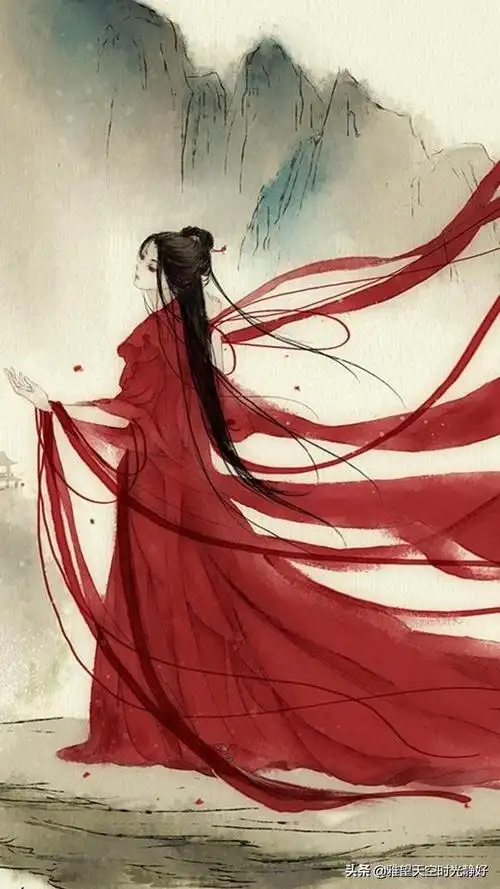 白话文译成唯美古文配图古风高清手机壁纸背景图