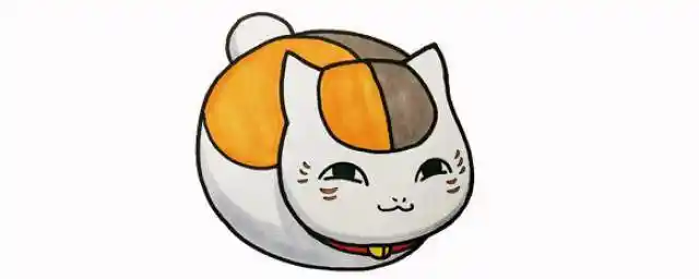 猫咪怎么画 夏目友人帐猫咪老师简笔画教程 - 赛百科