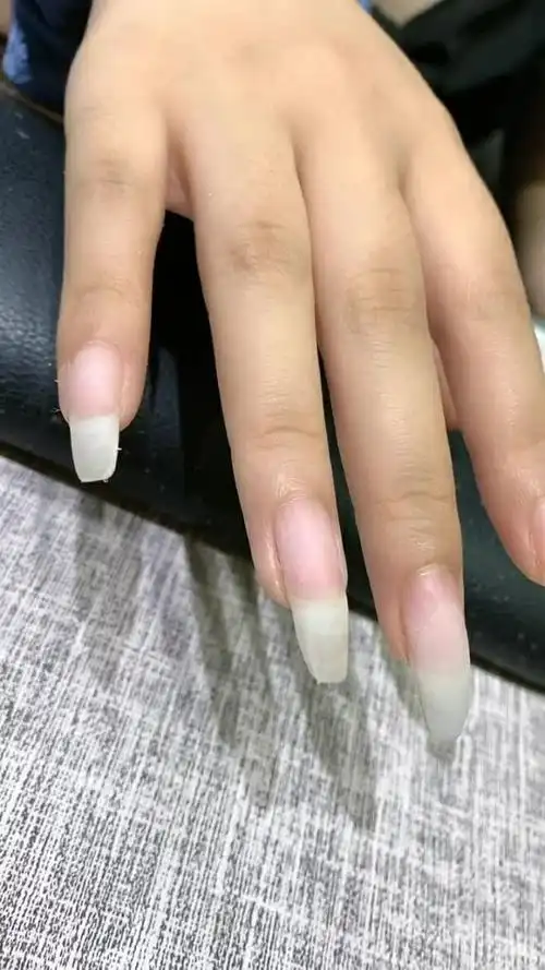 小姐姐的指甲,长的太漂亮,让我不得不心动