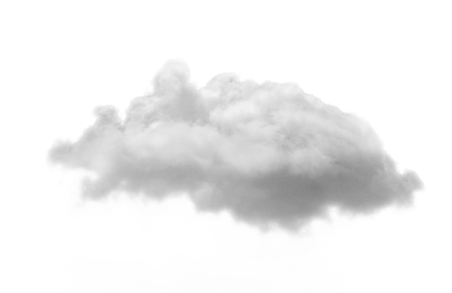 真实白色云朵