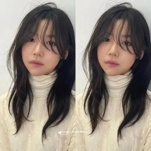 只需要堂下发尾就可以完成的韩式温柔纹理发型 适合发量少细软的女生