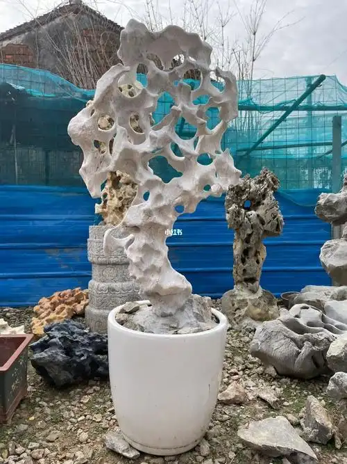 精品太湖石庭院花坛造景